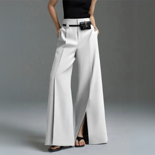 High-Waisted Split Pants