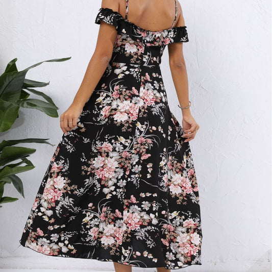 Elegant A-Line Sweetheart Asymmetrical Chiffon Bridesmaid Dress with Ruffle Detail
